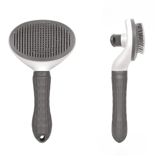 FurEase Brosse de Toilettage | Démêlante Auto-Nettoyante Chiens et Chats