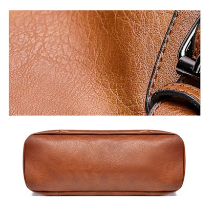 Sac à Main Bandoulière Élégant En Cuir PU Souple | Léger, Spacieux