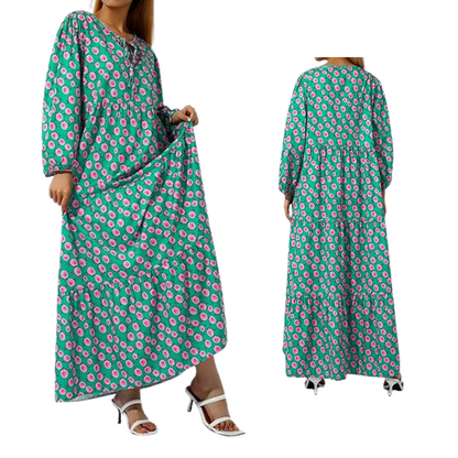 Robe Fleurie d’Été Légère – Coupe Fluide et Style Féminin