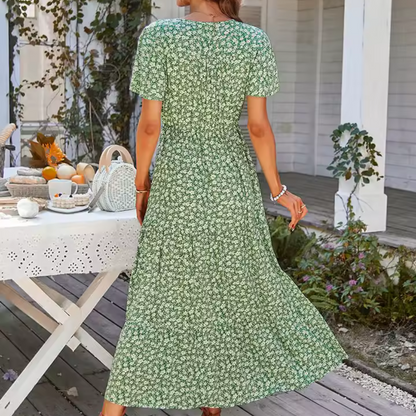 Robe d’Été RusticCharm | Style Fluide, Décontracté et Élégant