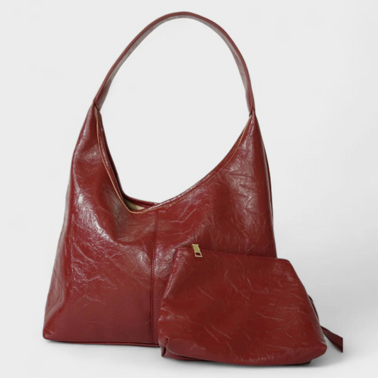 Sac Fourre-Tout en Cuir Vegan avec Pochette | Élégance Moderne