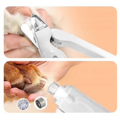 Coupe‑Griffes Lime Électrique pour Animaux 2‑en‑1 à LED | Sûr, Indolore