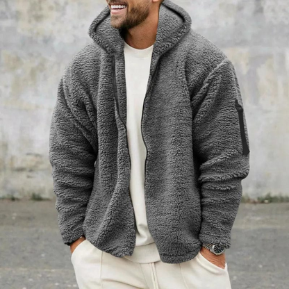 André - Hoodie Sherpa Zippée