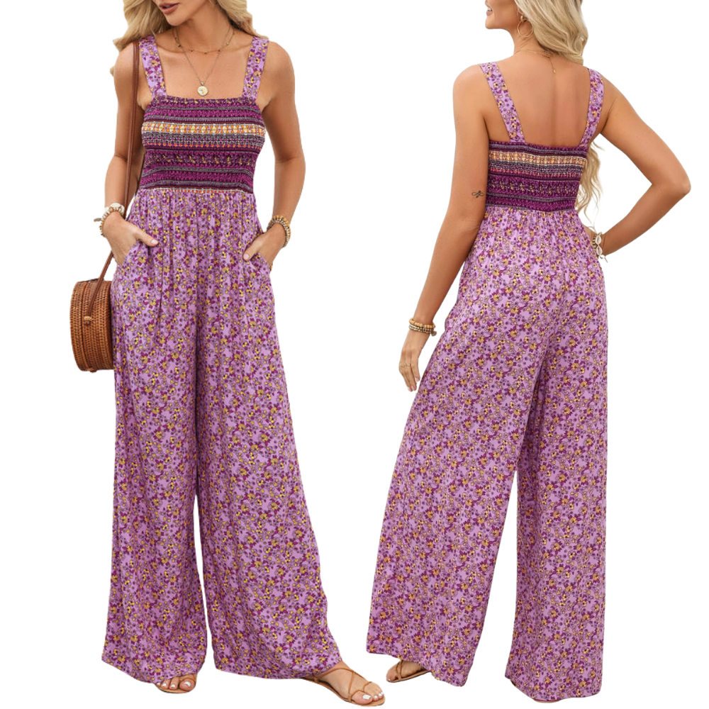 Combinaison Fleurie Luna | Style d’Été Bohème, Chic et Léger