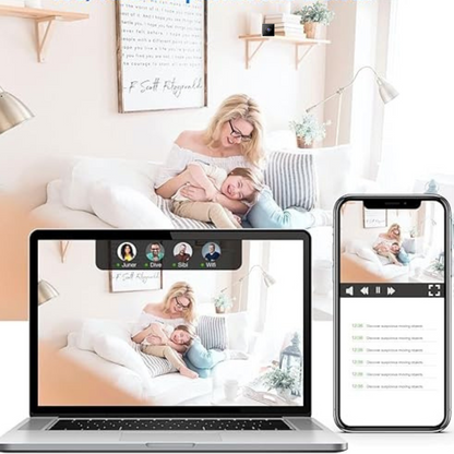 Mini Caméra de Surveillance Sans Fil 1080p | Sécurité Intelligente à Domicile