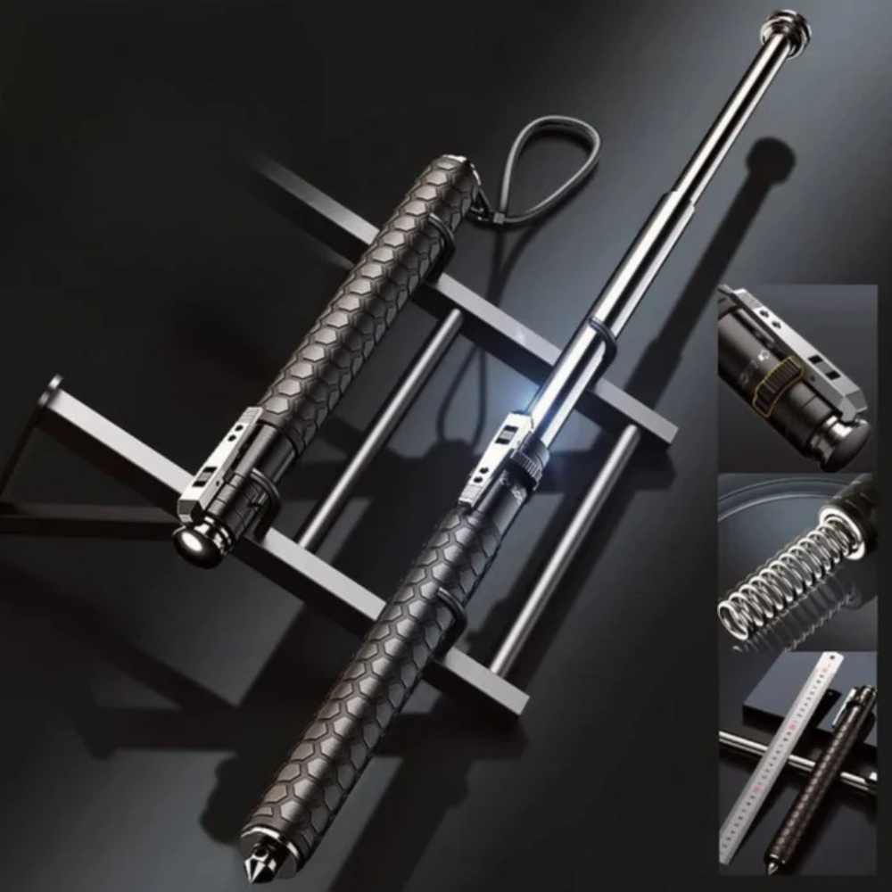 Bâton de Randonnée Automatique avec LED | Sécurité et Confort Optimal