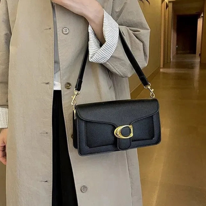 Sac Bandoulière Minimaliste en Cuir Synthétique | Sac à Main Moderne, Élégant