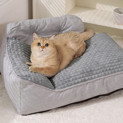 SnuggleRest Lit Lavable pour Animaux | Épais & Confort Toutes Saisons