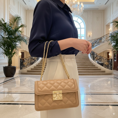 Sac à Main Matelassé Moderne | Sac Bandoulière Élégant