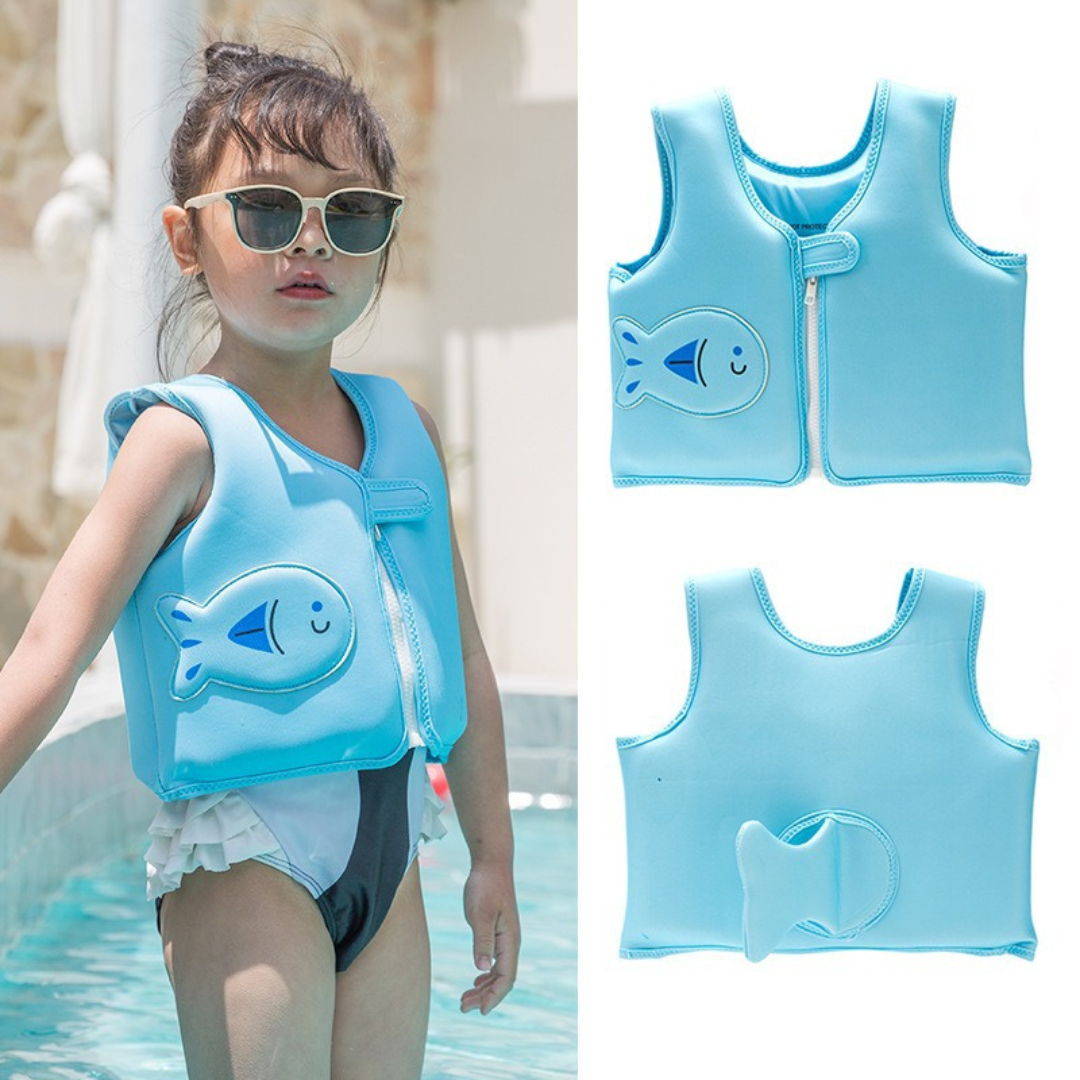 Gilet de Natation Sécurisé pour Enfants | Flottabilité dès 2 Ans