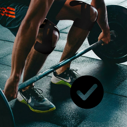 KinéFlex Bande Genou | Soulagement Immédiat pour le Sport et la Douleur