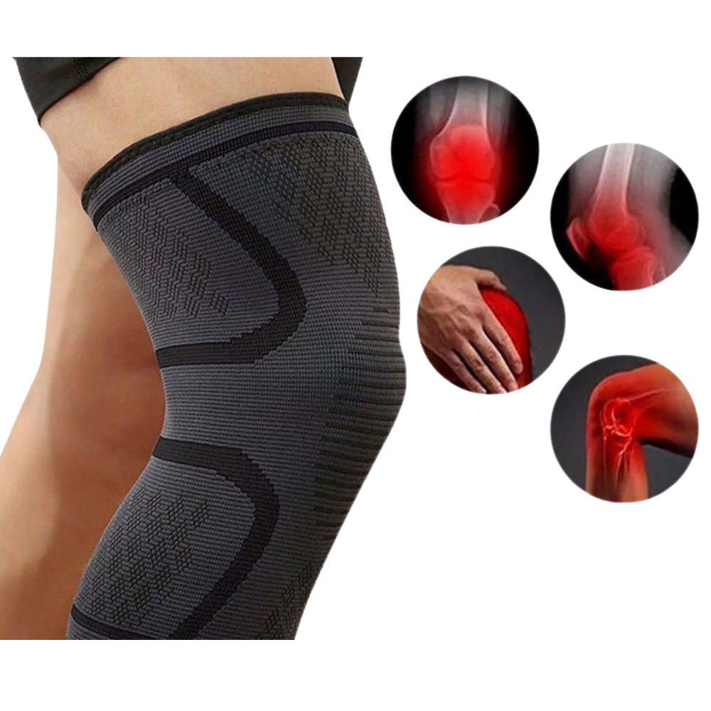 Genouillère de Compression Respirante | Soulagement de la Douleur et Stabilité