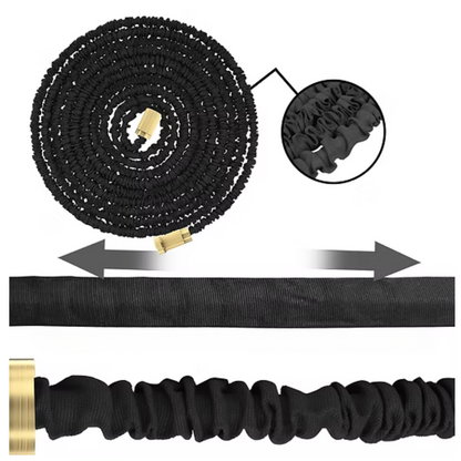 Tuyau d’Arrosage Extensible 30 mètres avec Buse Multifonction | Léger, Anti-Emmêlement