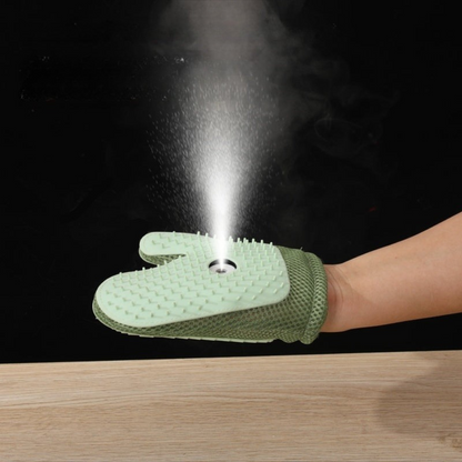 Gant de Toilettage Brumisateur – Brosse Anti-Poils Réutilisable