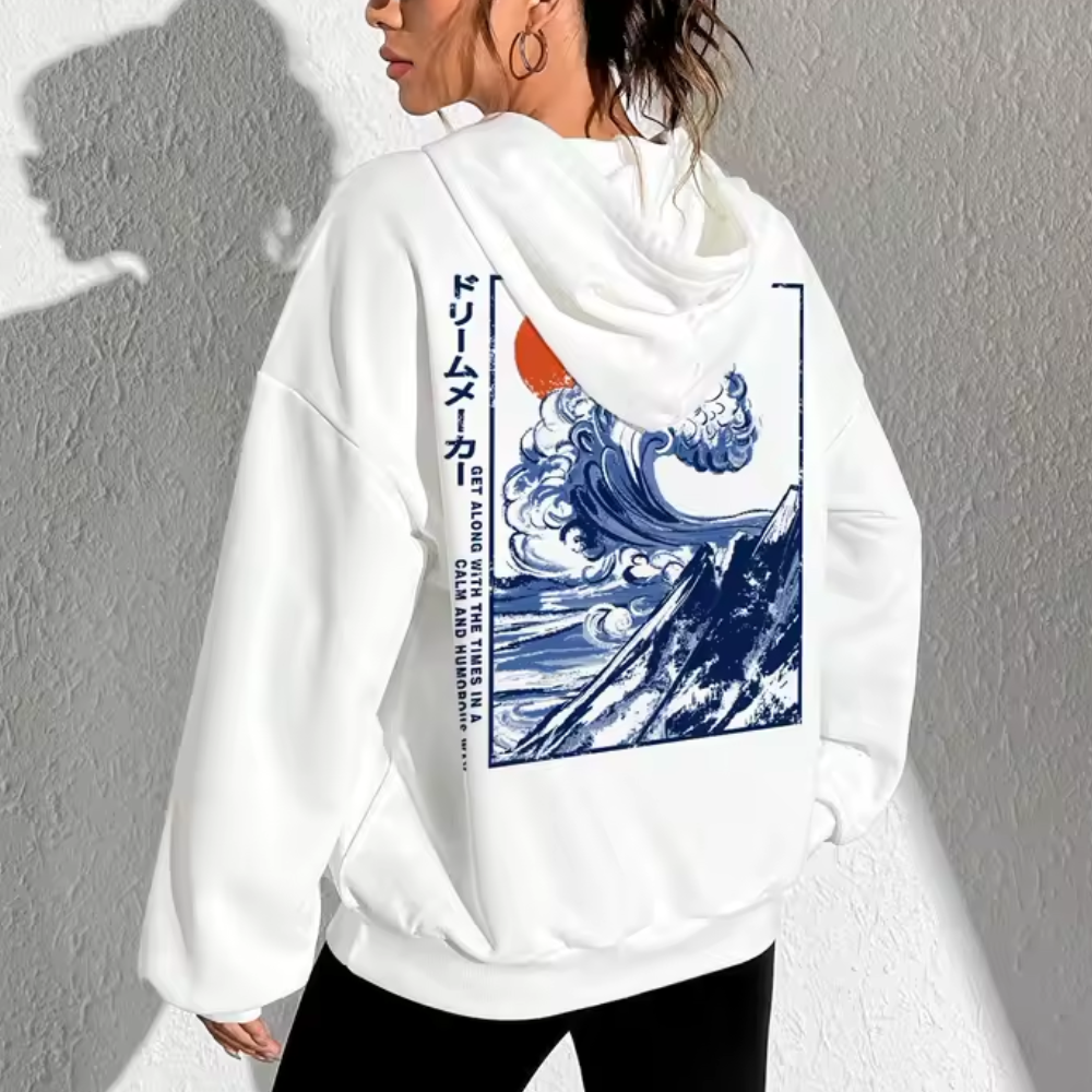 Léa - Veste Pull à Capuche