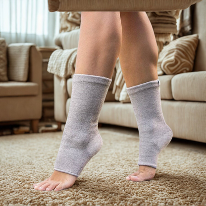 Pied Manchons de Compression en Bambou | Soulagement Douleur, Gonflement, Fasciite