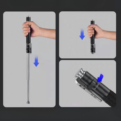 Bâton de Randonnée Automatique avec LED | Sécurité et Confort Optimal