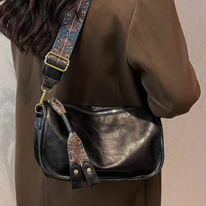 Sac Bandoulière Compact Élégant en Cuir PU | Léger et Stylé