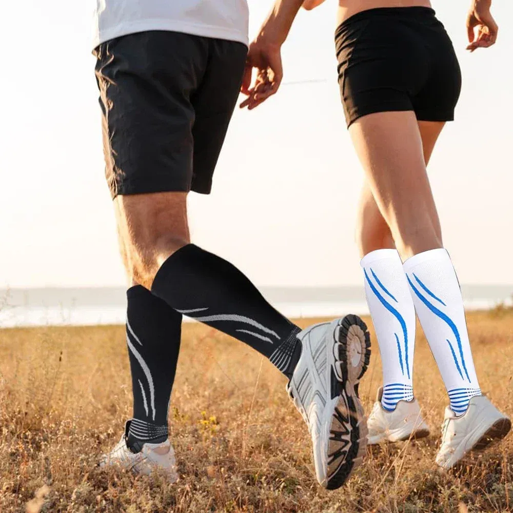 Chaussettes de Compression Running Unisexes | Fasciite Plantaire, Soutien des Jambes