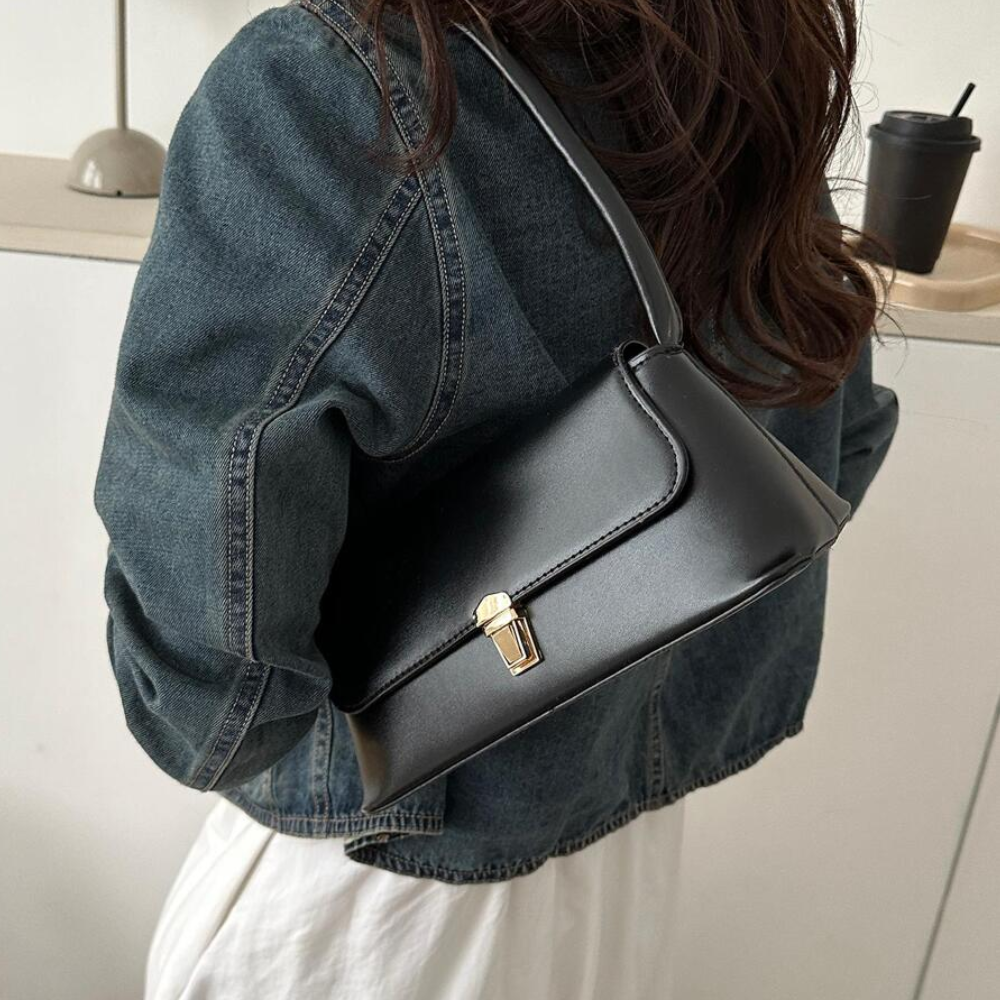 Sac à Main Baguette Minimaliste | Sac d’Épaule Élégant, Tendance