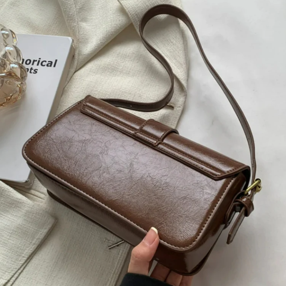 Sac Bandoulière à Rabat Carré | Sac à Bandoulière Compact, Élégant