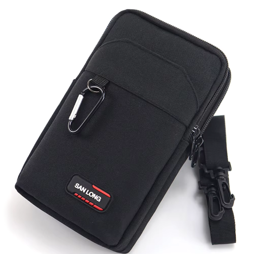 UrbanRunner Noir | Sac Banane Étanche Voyage et Sport pour Hommes