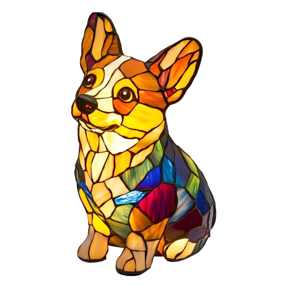 Lampe Souvenir Chien LED – Lumière Apaisante et Design Émotionnel