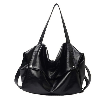 Grand Sac Hobo Bandoulière Noir | Sac Épaule Stylé, Léger