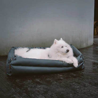 Siège Auto pour Animaux en Similicuir | Voyage Sûr et Élégant