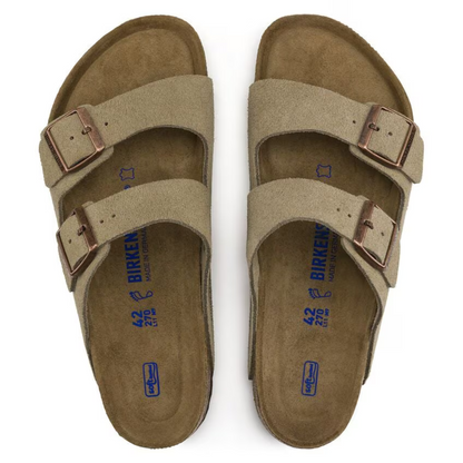 Arizona | Cuir Velours Taupe