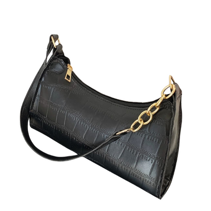 Sac à Bandoulière Motif Croco | Sac à Main Élégant, Léger