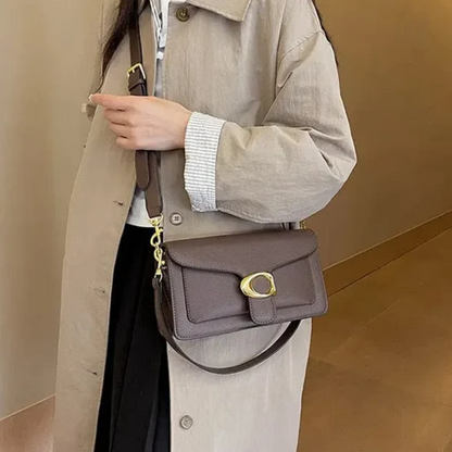 Sac Bandoulière Minimaliste en Cuir Synthétique | Sac à Main Moderne, Élégant