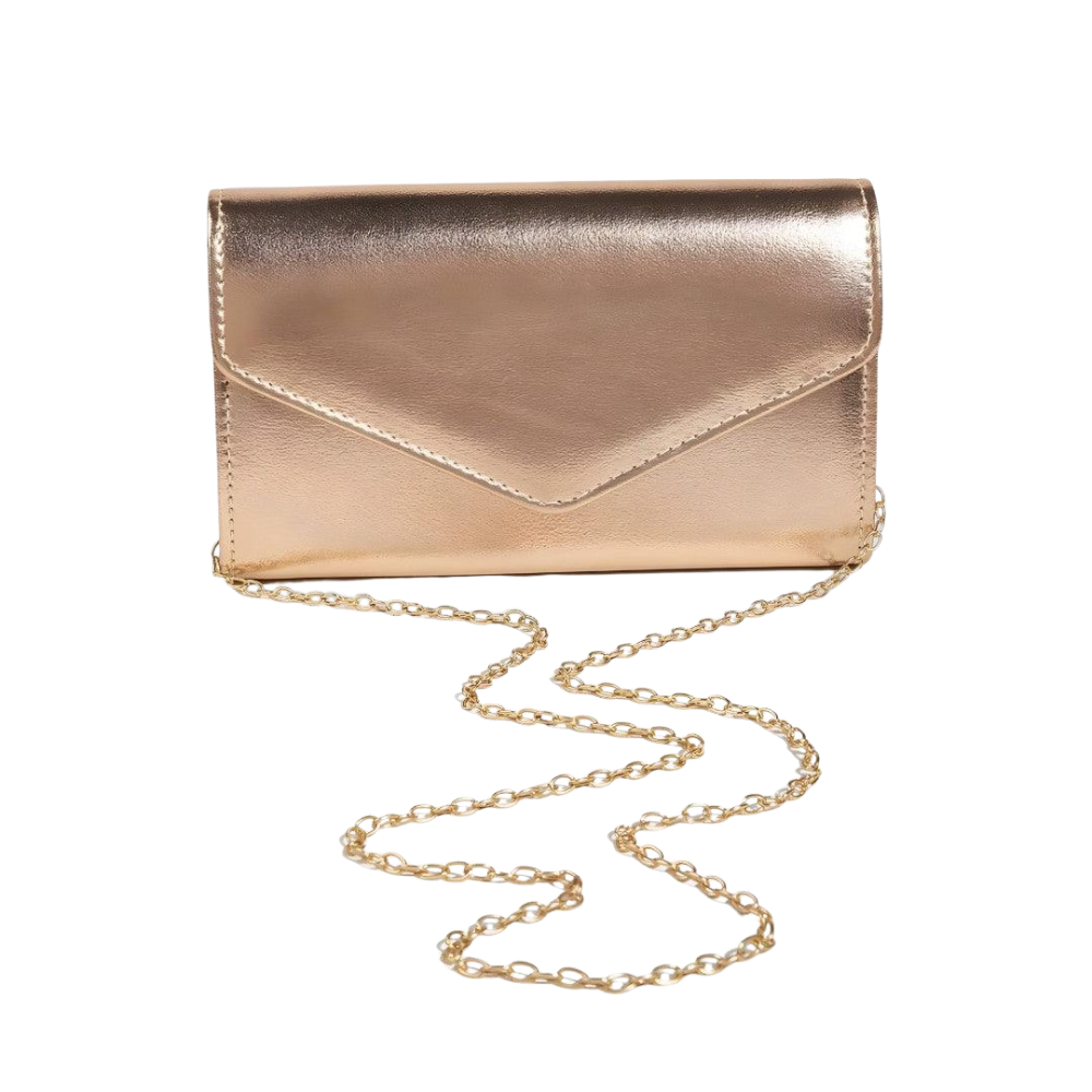 Sac Pochette en Cuir PU Souple | Sac Bandoulière Soirée Élégant