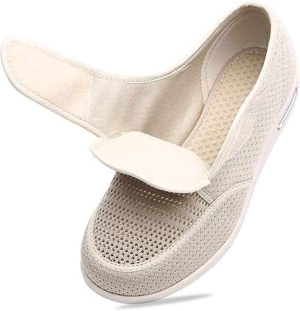 Flexima AirWalk – Chaussures confort femme à scratch respirant