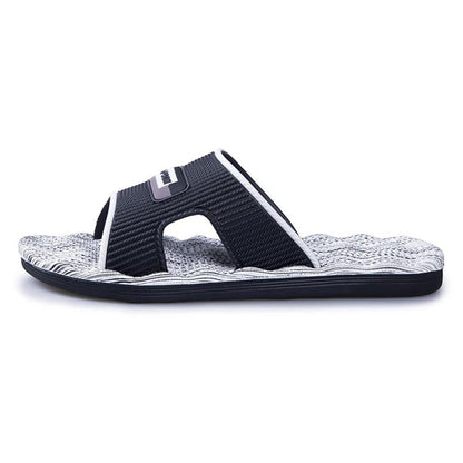 Claquette orthopédique homme semelle ondulée respirante