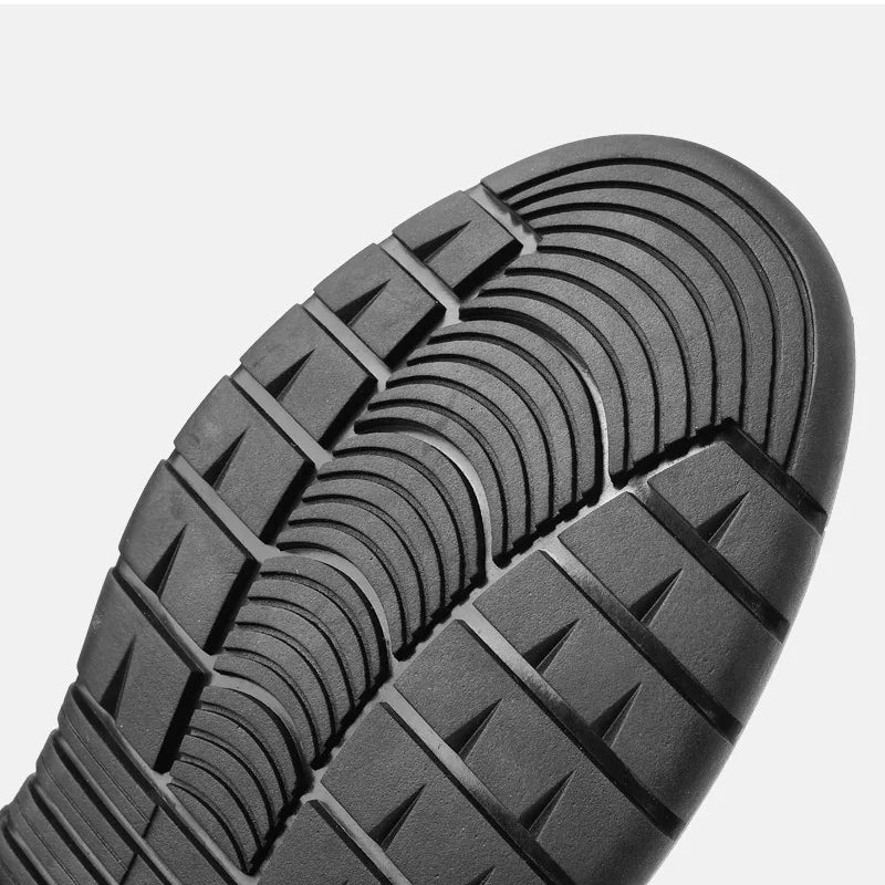 Mocassin orthopédique homme en cuir souple décontracté