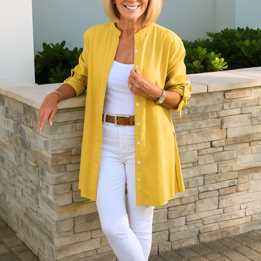 Blouse Boutonnée Oversize Respirante | Indispensable Quotidienne Anti-Froissage