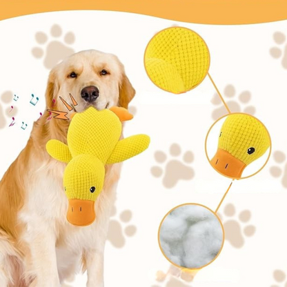 Jouet Chien StressQuack | Mâchouille Anti-Stress avec Couinement