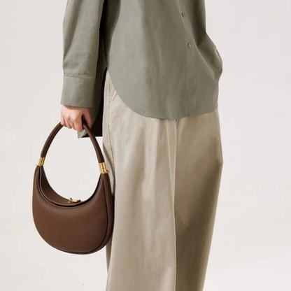 Sac Lune Convertible en Cuir PU | Élégant Sac à Épaule