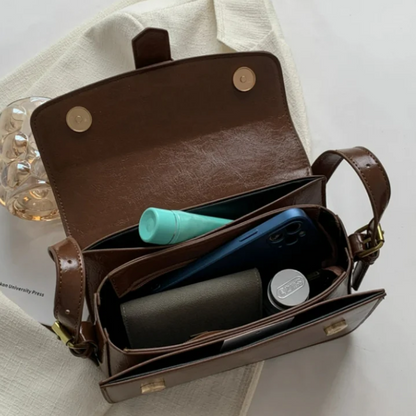 Sac Bandoulière à Rabat Carré | Sac à Bandoulière Compact, Élégant