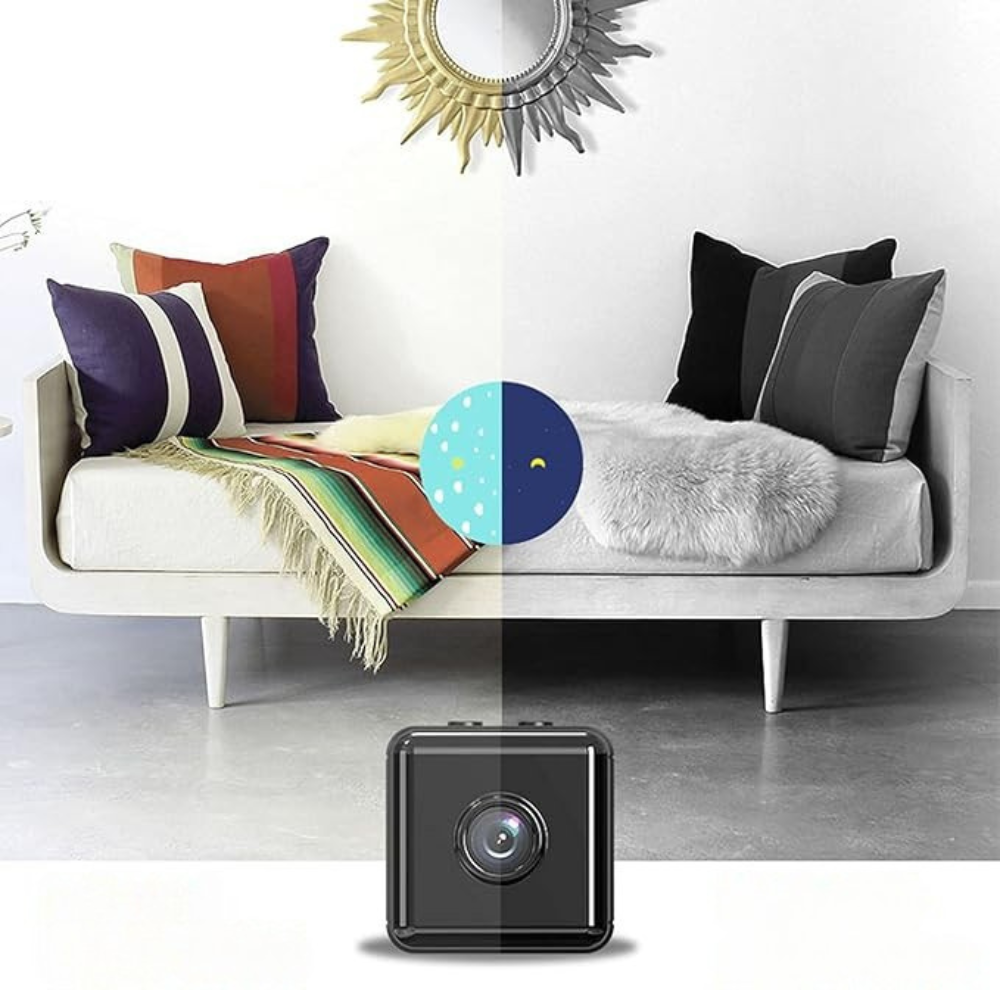 Mini Caméra de Surveillance Sans Fil 1080p | Sécurité Intelligente à Domicile