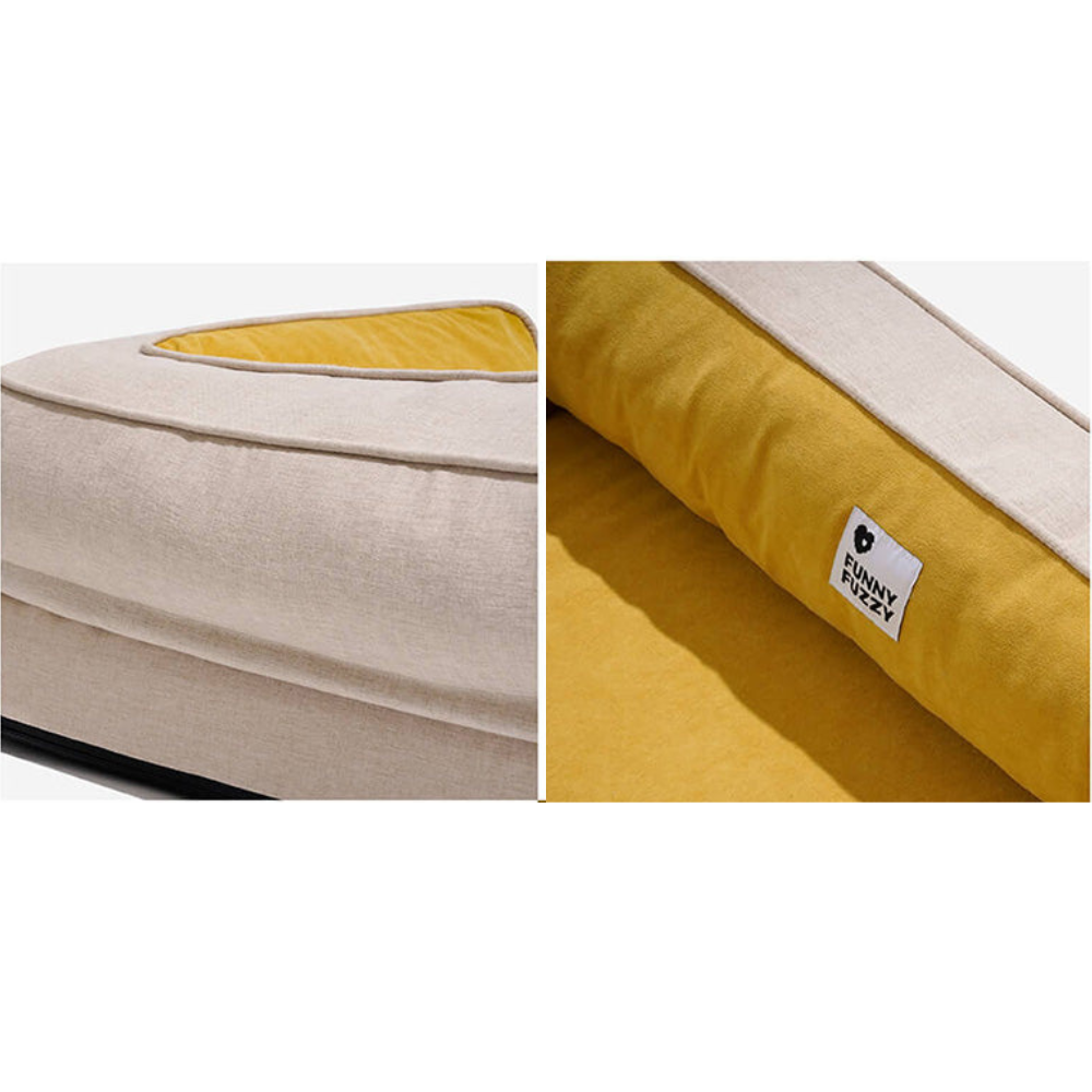 OrthoLuxe Canapé-Lit pour Chien | Soutien Complet et Confort Lavable