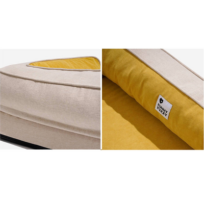 OrthoLuxe Canapé-Lit pour Chien | Soutien Complet et Confort Lavable