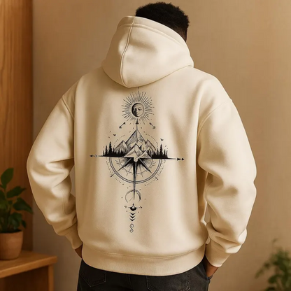 François - Géométrique Veste Pull à Capuche