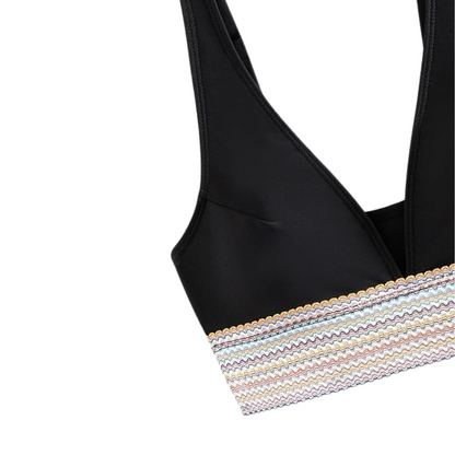 Ensemble Bikini Shoreline Curve | Maillot Taille Haute avec Contrôle du Ventre