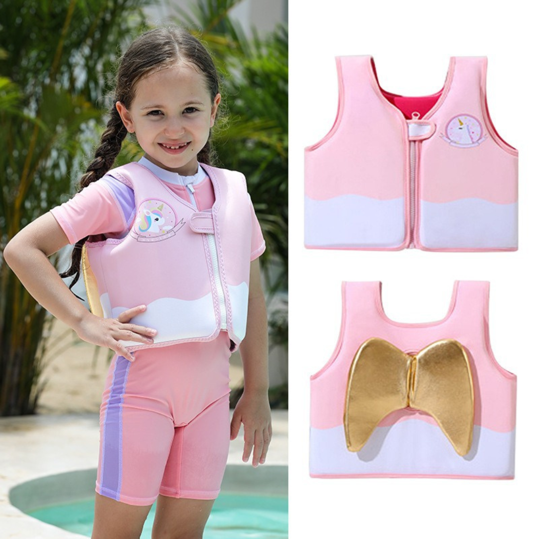 Gilet de Natation Sécurisé pour Enfants | Flottabilité dès 2 Ans
