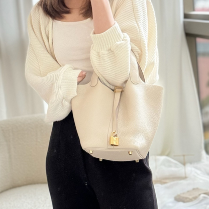 Sac Cabas Seau en Cuir PU | Élégant, Stylé Sac à Main