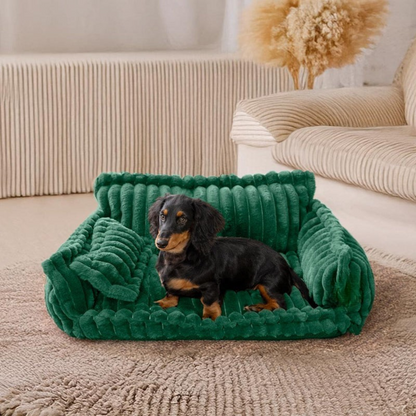 DreamPaws Lit Orthopédique pour Chien | Confort Doux et Lavable