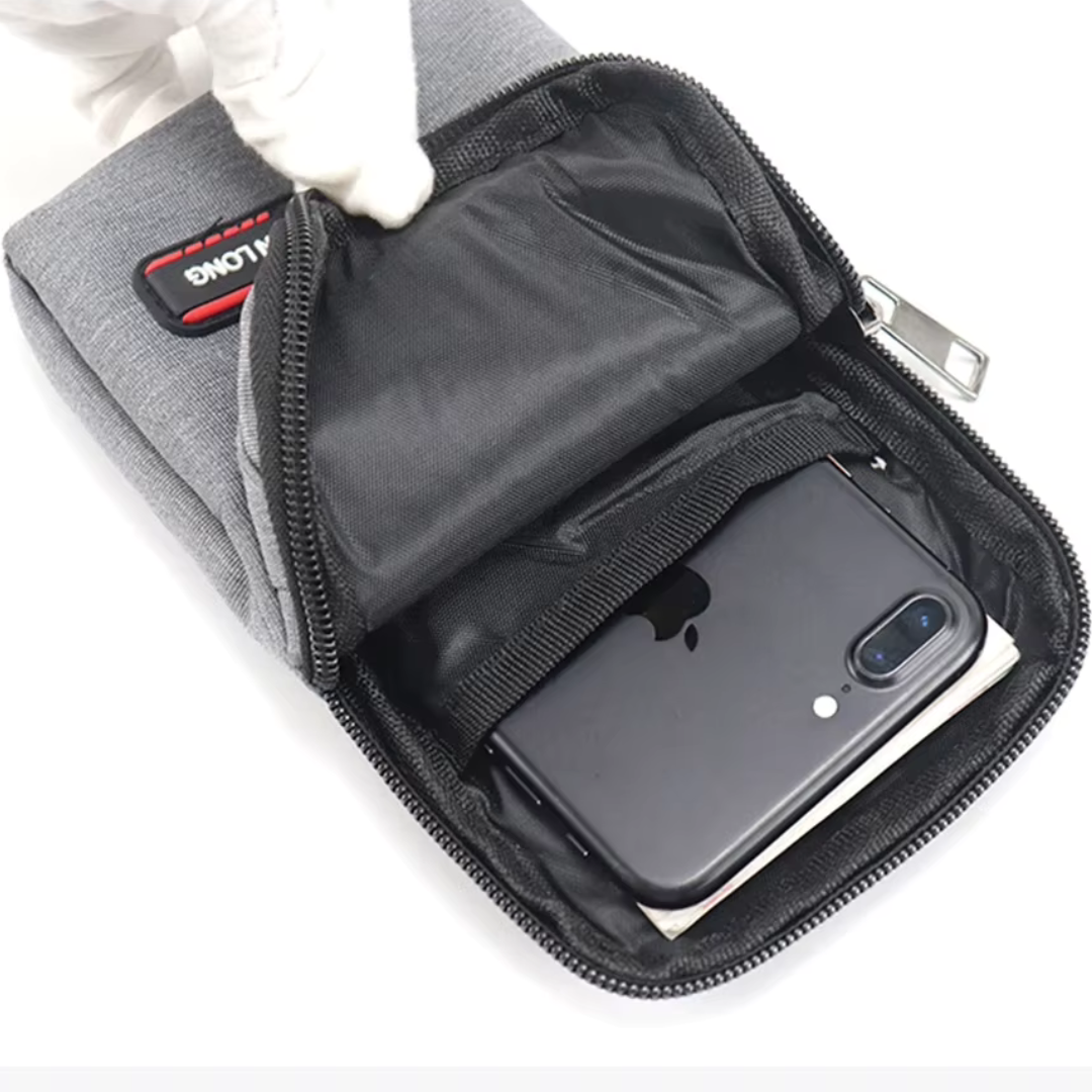 UrbanRunner Bleu | Sac Banane Étanche Voyage et Sport pour Hommes