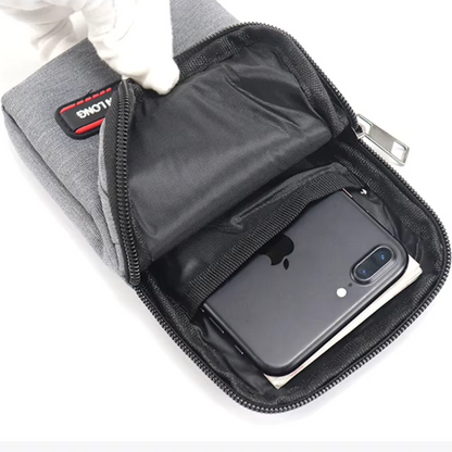 UrbanRunner Bleu | Sac Banane Étanche Voyage et Sport pour Hommes